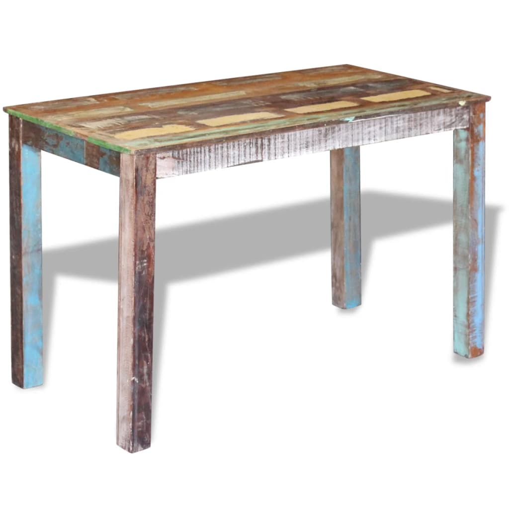 vidaXL Esszimmertisch Altholz Massiv 115x60x76 cm