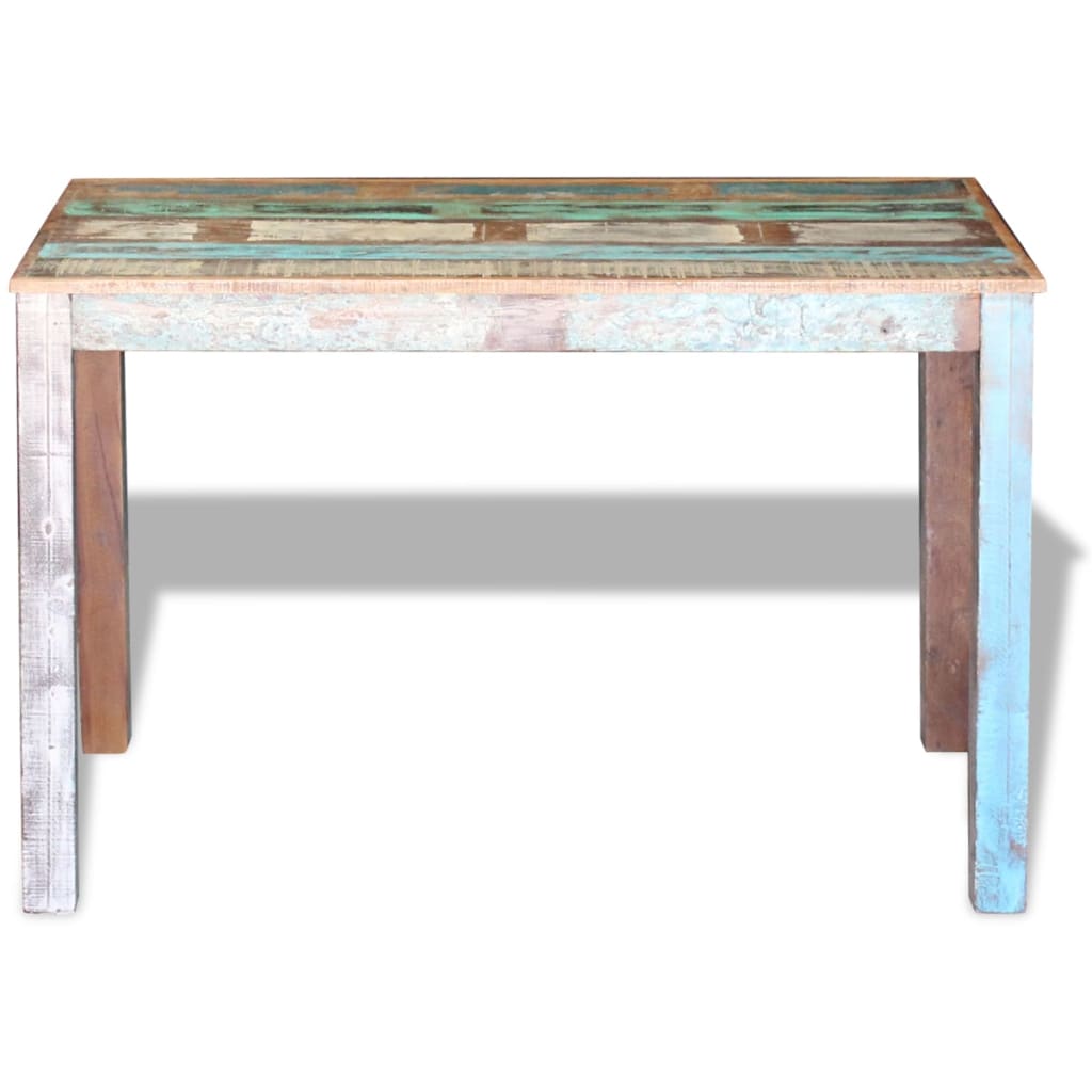 vidaXL Esszimmertisch Altholz Massiv 115x60x76 cm