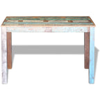 vidaXL Esszimmertisch Altholz Massiv 115x60x76 cm
