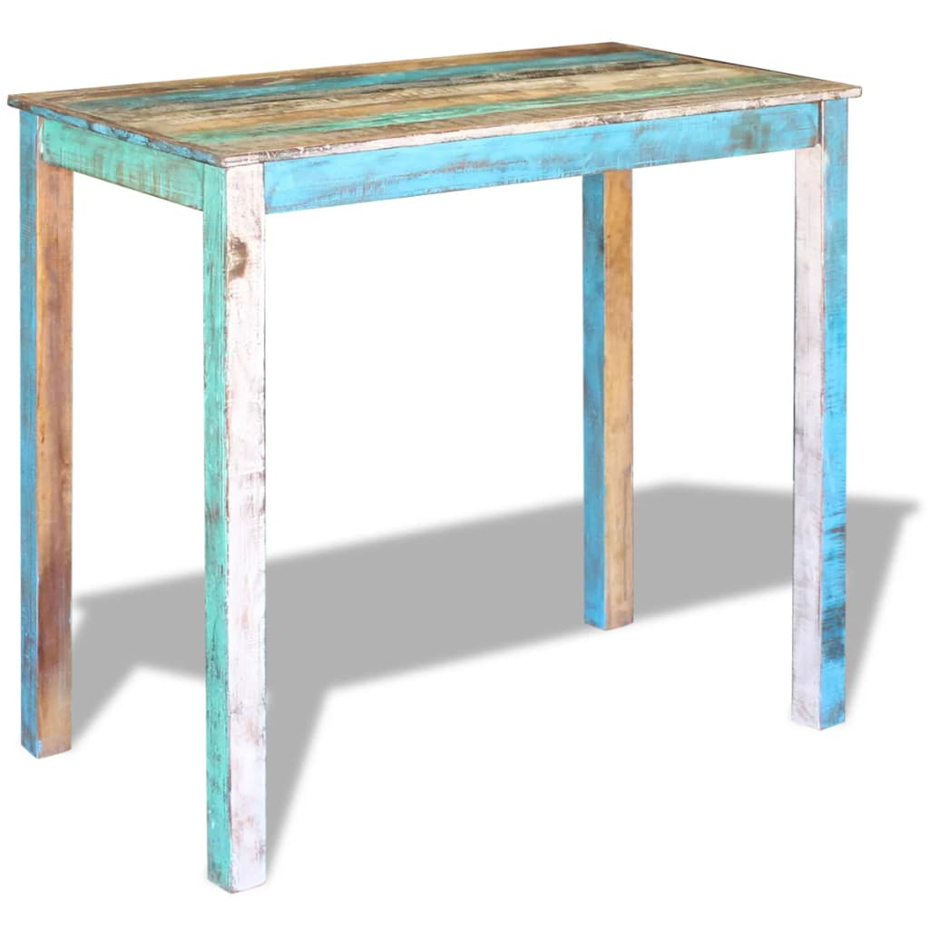 vidaXL Bartisch Altholz Massiv 115x60x107 cm