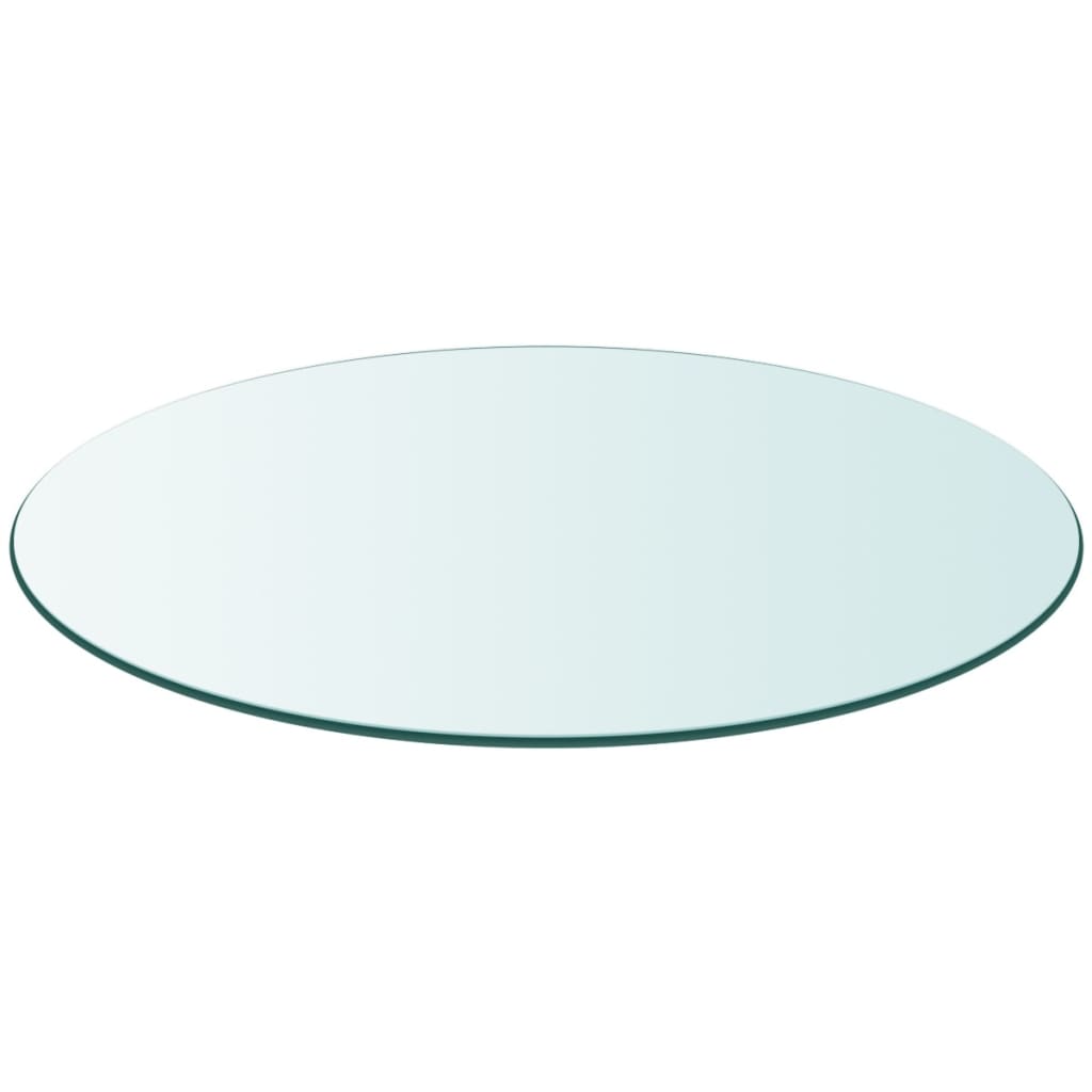 vidaXL Tischplatte aus gehärtetem Glas rund 300 mm