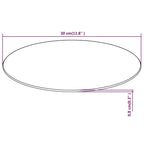vidaXL Tischplatte aus gehärtetem Glas rund 300 mm