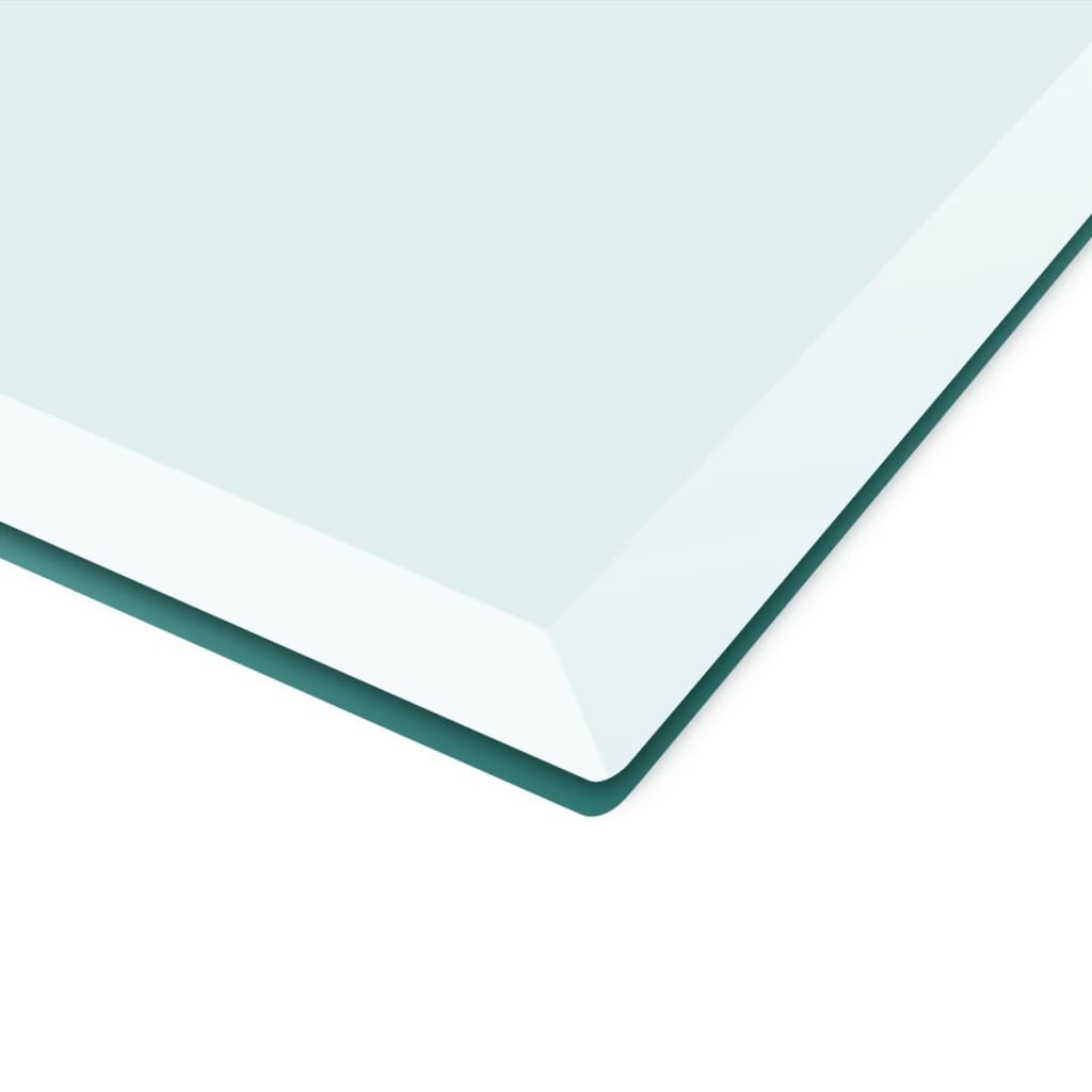 vidaXL Tischplatte aus gehärtetem Glas quadratisch 700x700 mm