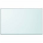 vidaXL Tischplatte aus gehärtetem Glas rechteckig 1000x620 mm