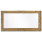 vidaXL Wandspiegel im Barock-Stil 100x50 cm Golden