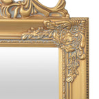 vidaXL Standspiegel im Barock-Stil 160x40 cm Golden