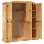 vidaXL Kleiderschrank Mexiko-Stil Kiefernholz 3 Türen