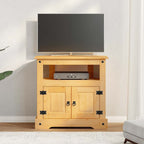 vidaXL Konsolentisch Mexiko-Stil Kiefernholz 80x43x78 cm
