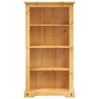 vidaXL Bücherschrank 4 Fächer Mexiko-Stil Kiefernholz 80x29x150 cm
