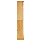 vidaXL Bücherschrank 4 Fächer Mexiko-Stil Kiefernholz 80x29x150 cm