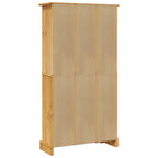 vidaXL Bücherschrank 4 Fächer Mexiko-Stil Kiefernholz 80x29x150 cm
