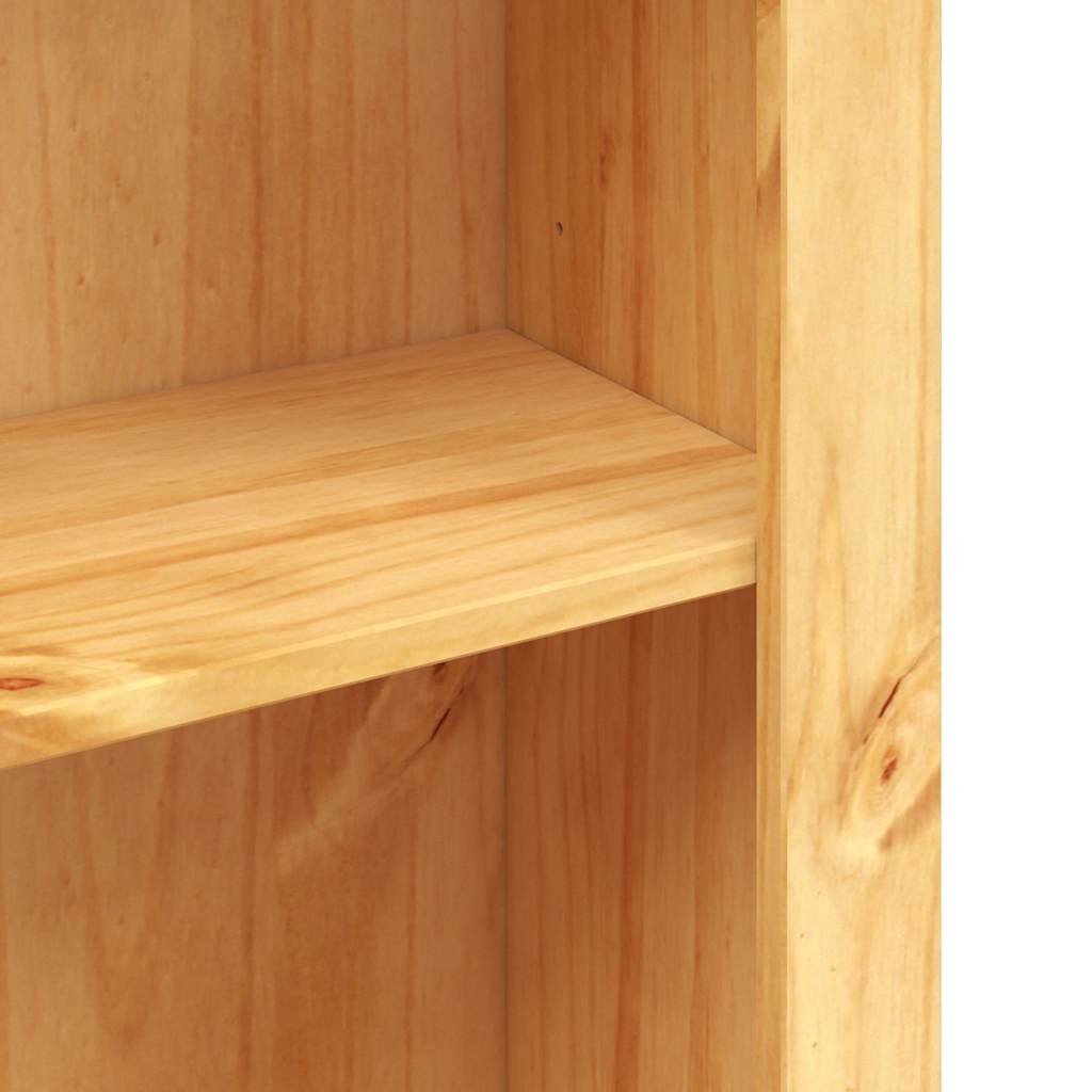 vidaXL Bücherschrank 4 Fächer Mexiko-Stil Kiefernholz 80x29x150 cm