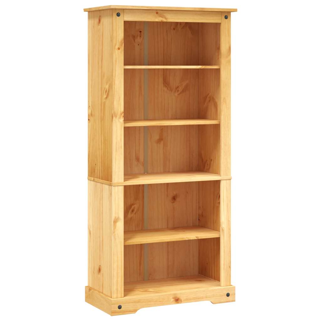 vidaXL Bücherschrank 5 Fächer Mexiko-Stil Kiefernholz 80x40x170 cm