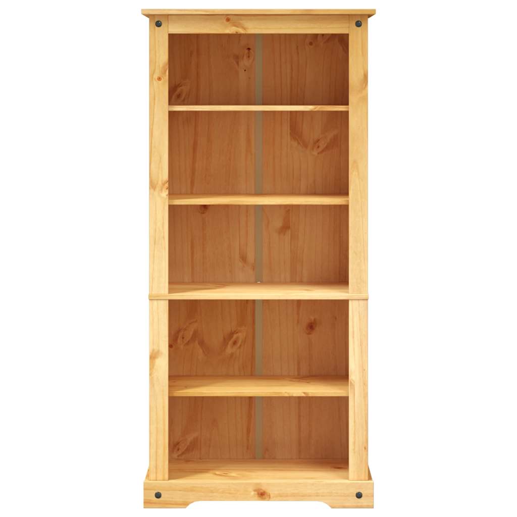 vidaXL Bücherschrank 5 Fächer Mexiko-Stil Kiefernholz 80x40x170 cm