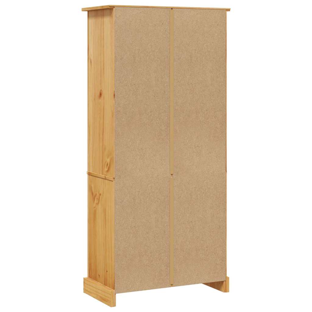 vidaXL Bücherschrank 5 Fächer Mexiko-Stil Kiefernholz 80x40x170 cm