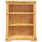 vidaXL Bücherschrank 3 Fächer Mexiko-Stil Kiefernholz 80x29x100 cm