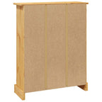 vidaXL Bücherschrank 3 Fächer Mexiko-Stil Kiefernholz 80x29x100 cm