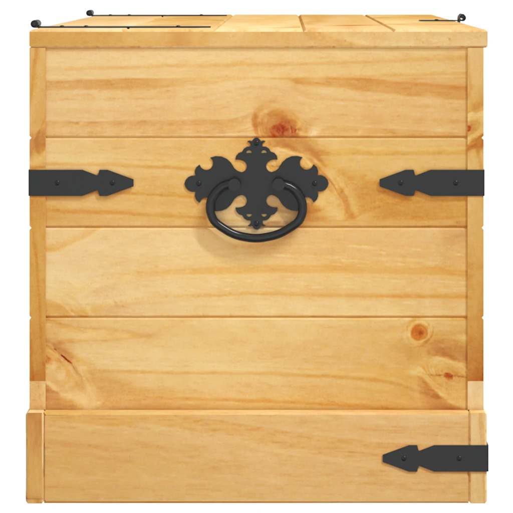 vidaXL Truhe Mexiko-Stil Kiefernholz 91x49,5x47 cm