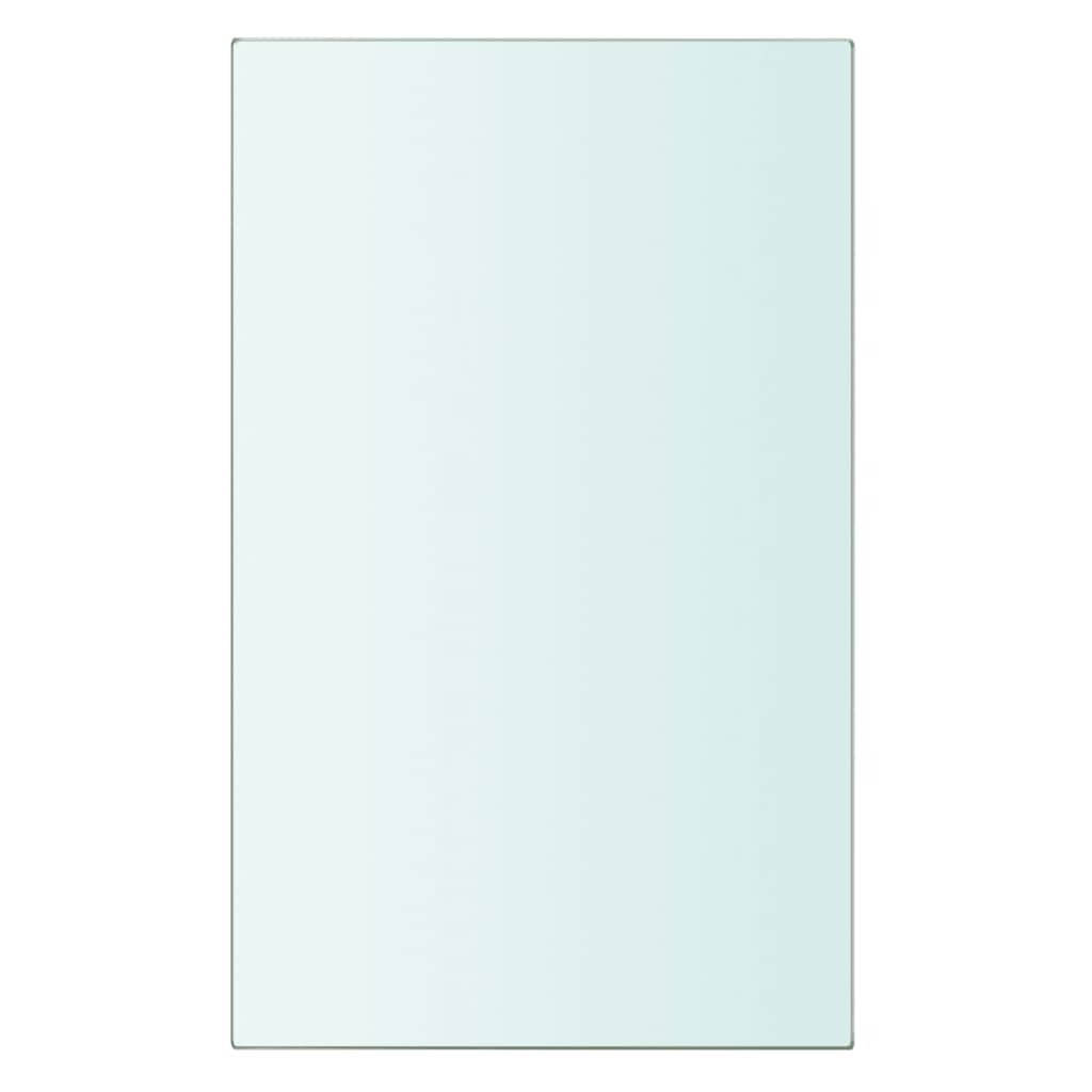 vidaXL Regalboden Glas Transparent 20x12 cm