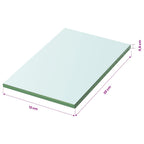 vidaXL Regalboden Glas Transparent 20x12 cm
