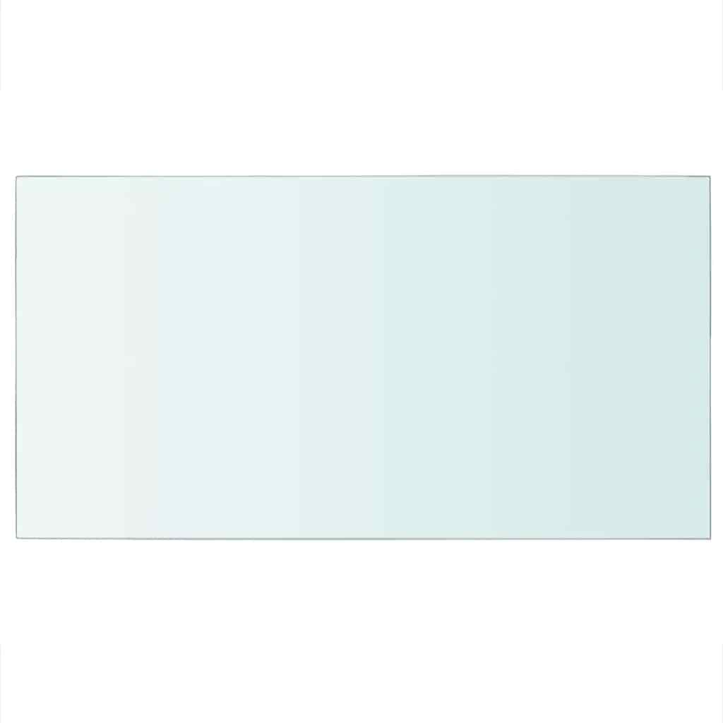 vidaXL Regalboden Glas Transparent 40 cm x 25 cm