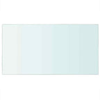 vidaXL Regalboden Glas Transparent 40 cm x 25 cm