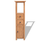 vidaXL Eckschrank 26x26x94 cm Massivholz Eiche