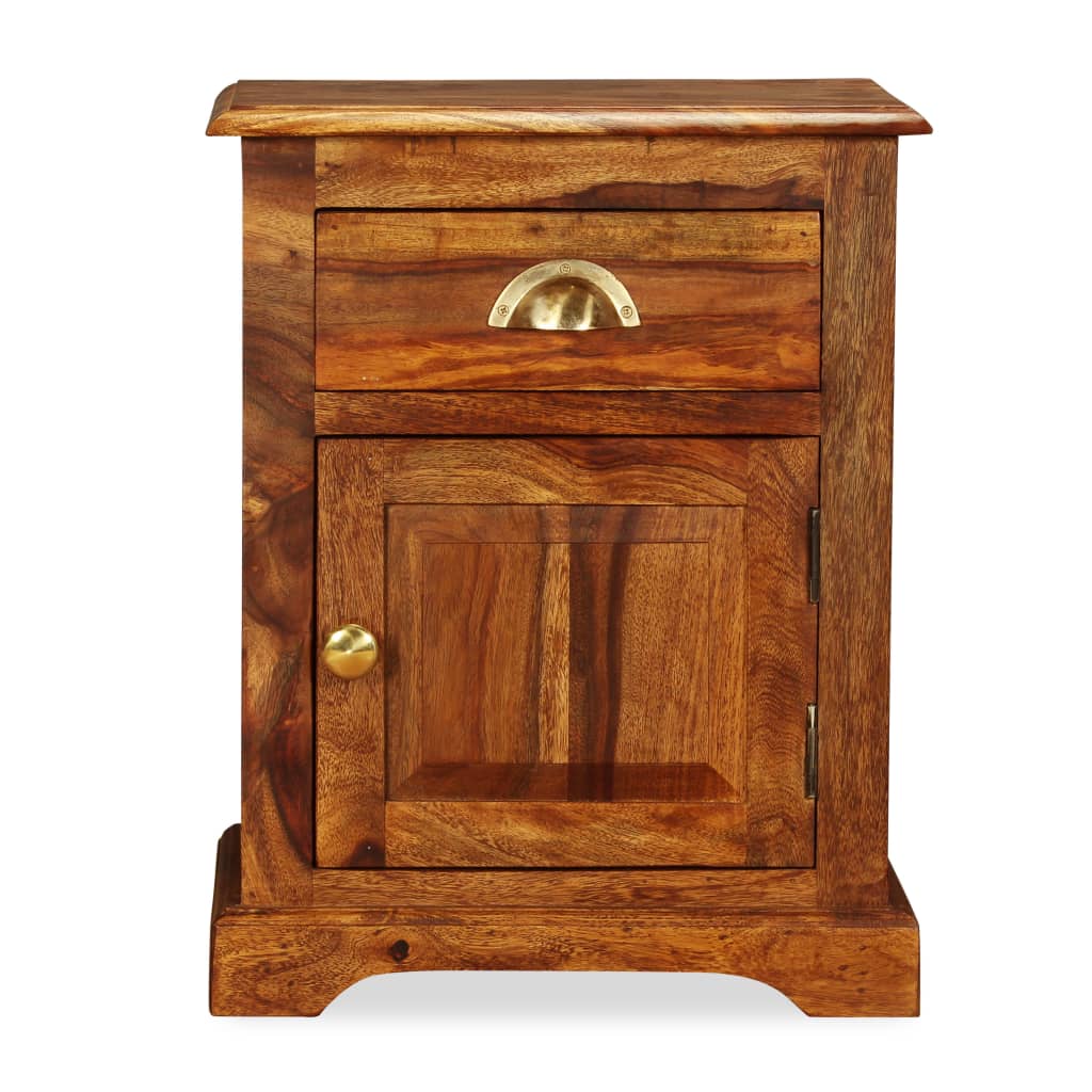 vidaXL Nachttische 2 Stk. 40x30x50 cm Massivholz Akazie