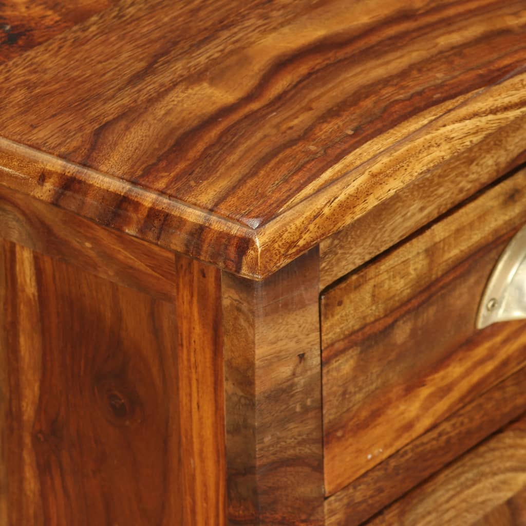 vidaXL Nachttische 2 Stk. 40x30x50 cm Massivholz Akazie