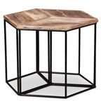 vidaXL Couchtisch Massivholz Mango 56x48x40 cm