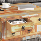 vidaXL Couchtisch Altholz 70x70x38 cm