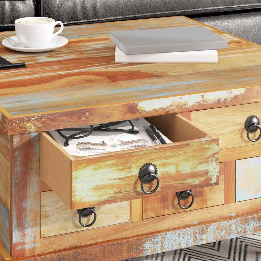vidaXL Couchtisch Altholz 70x70x38 cm