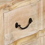 vidaXL Sideboard Massivholz Mango 200x40x90 cm
