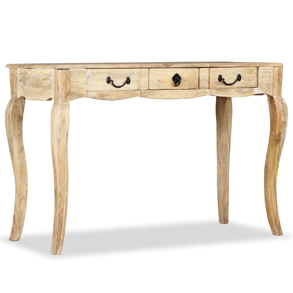 vidaXL Konsolentisch Mangoholz Massiv 120x50x80 cm
