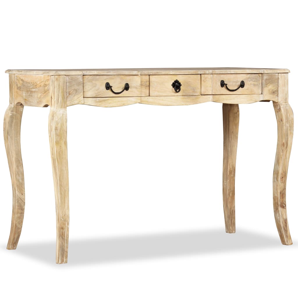 vidaXL Konsolentisch Mangoholz Massiv 120x50x80 cm