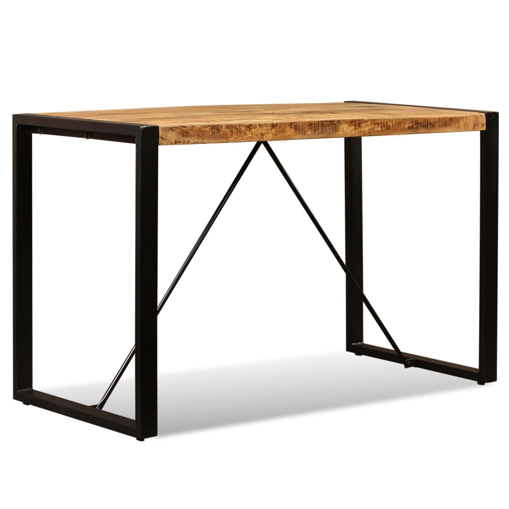vidaXL Esstisch Raues Massives Mangoholz 120 cm