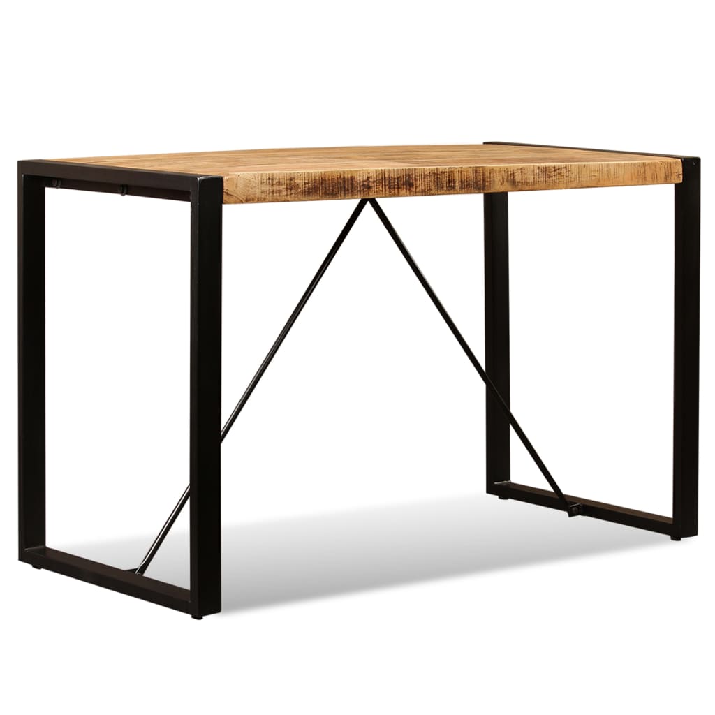 vidaXL Esstisch Raues Massives Mangoholz 120 cm