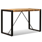 vidaXL Esstisch Raues Massives Mangoholz 120 cm