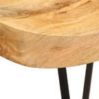 vidaXL Barhocker 2 Stk. Mango Massivholz