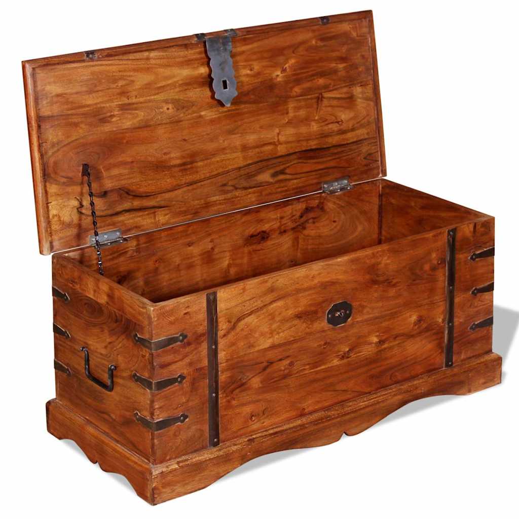 vidaXL Truhe Massivholz
