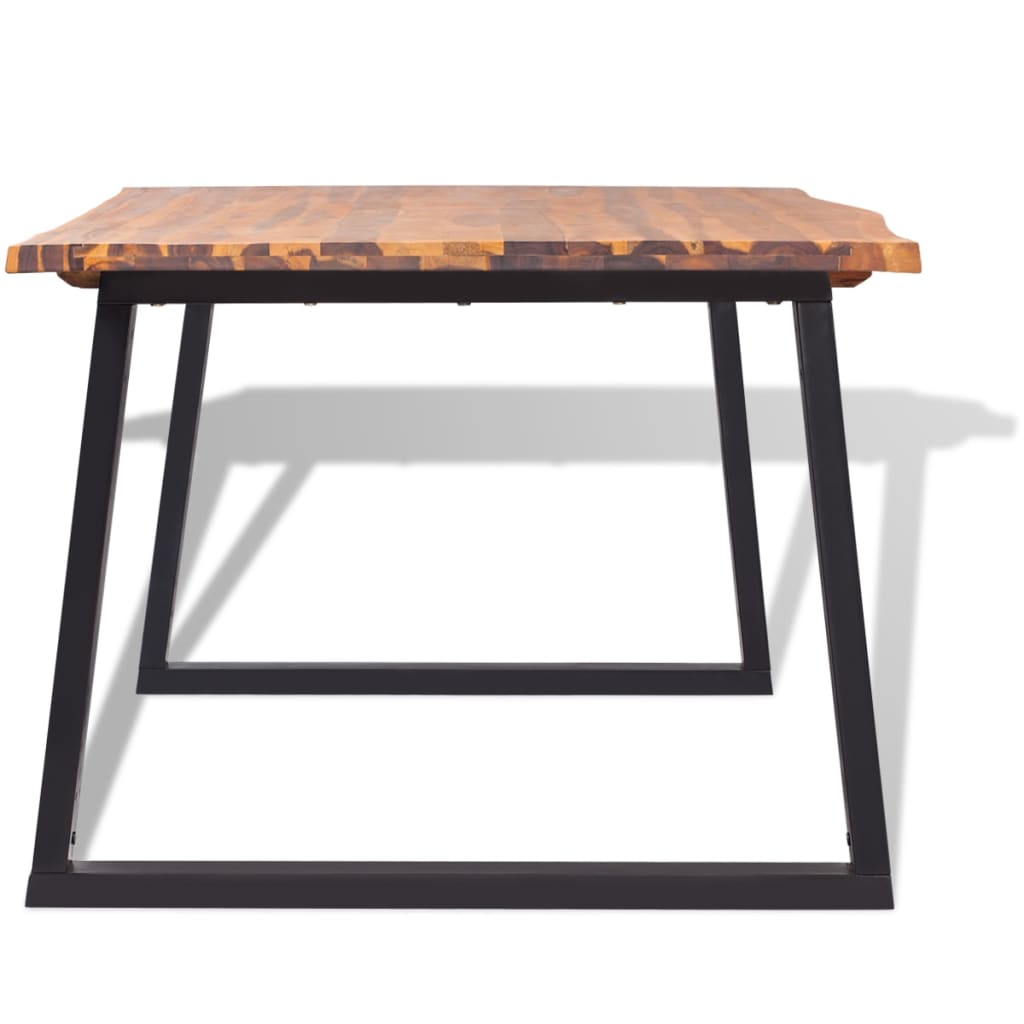 vidaXL Esstisch Massivholz Akazie 200x90 cm