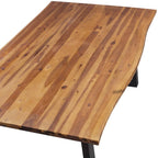 vidaXL Esstisch Massivholz Akazie 200x90 cm