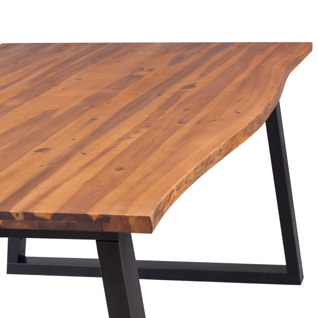 vidaXL Esstisch Massivholz Akazie 200x90 cm