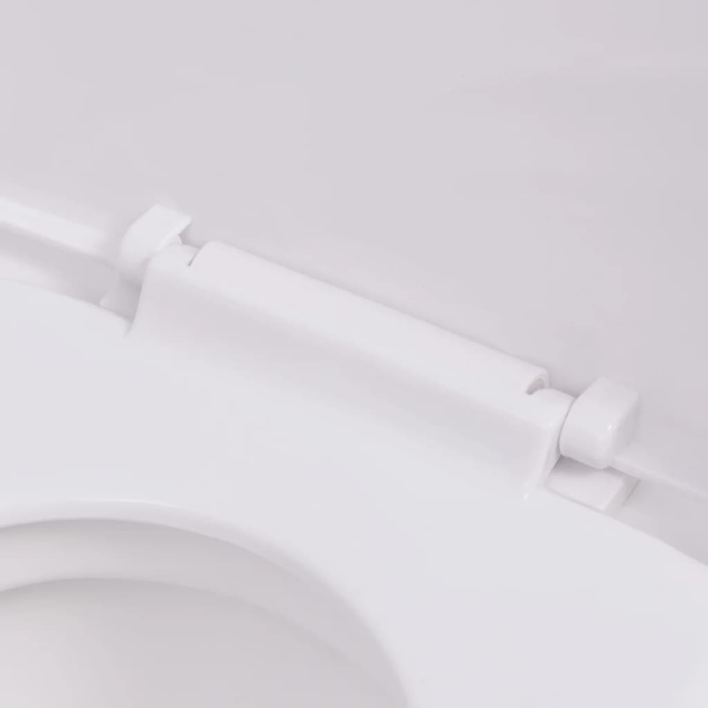 vidaXL Wandmontierte Toilette Keramik Weiß