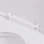 vidaXL Wandmontierte Toilette Keramik Weiß