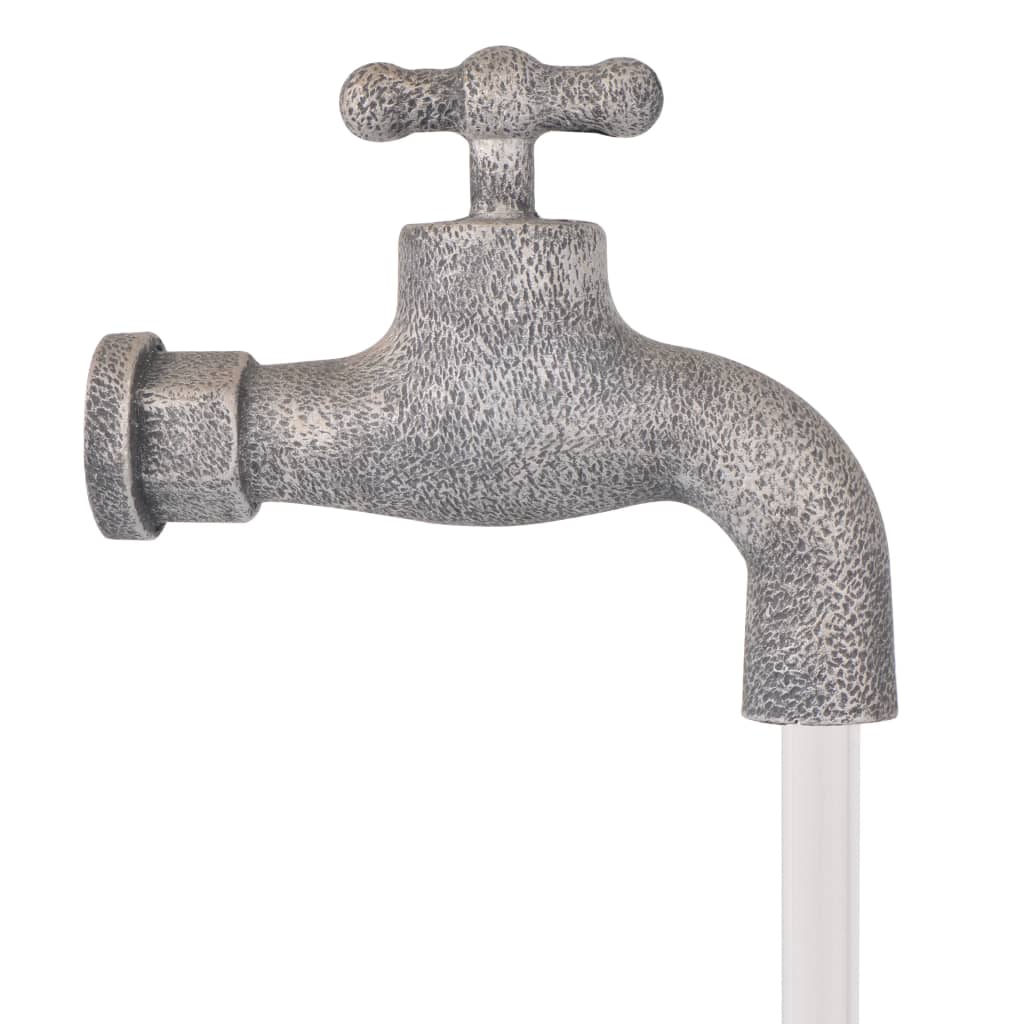 vidaXL Wasserspiel mit Wasserhahn und Eimern Polyresin