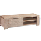 vidaXL TV-Schrank Massivholz Akazie Gebürstet 140x38x40 cm