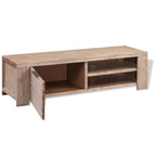 vidaXL TV-Schrank Massivholz Akazie Gebürstet 140x38x40 cm