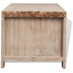 vidaXL TV-Schrank Massivholz Akazie Gebürstet 140x38x40 cm