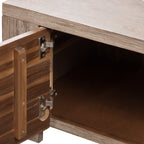 vidaXL TV-Schrank Massivholz Akazie Gebürstet 140x38x40 cm